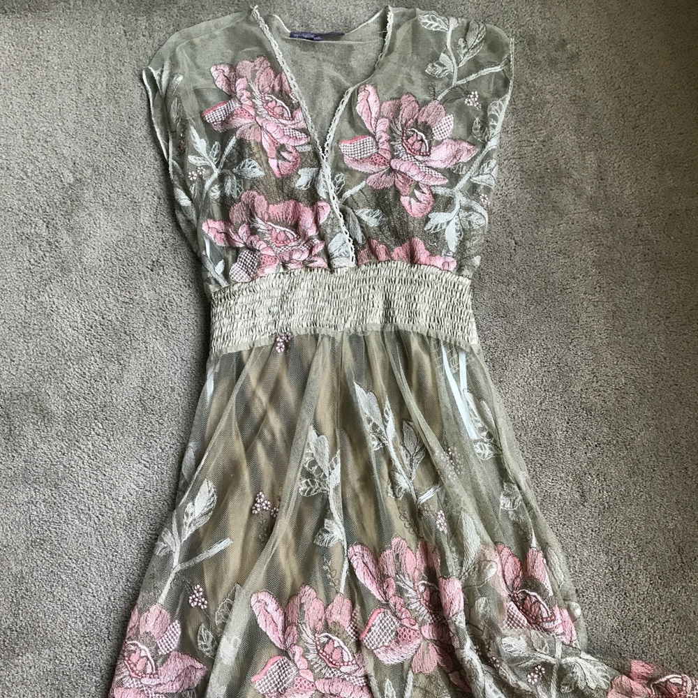 Hale Bob Midi layered dress